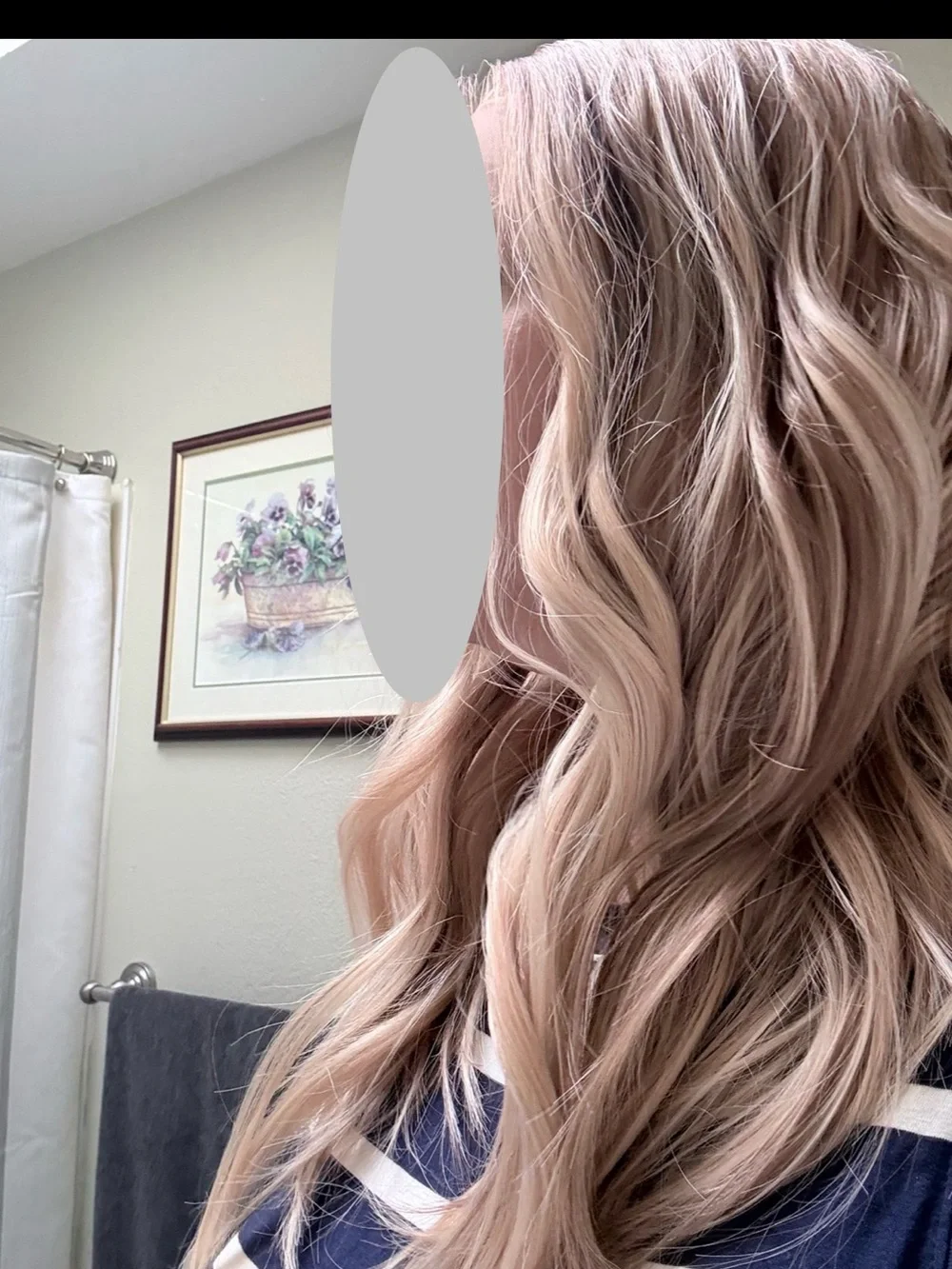 Long Wavy-Natural Blonde-HD Lace-Pre-Plucked-Water Wave-Heat Resistant Wig